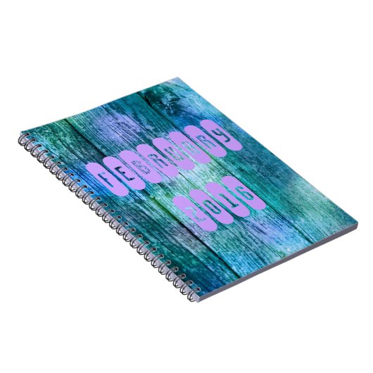 2016年2月パープルターコイズバレンタインノートブック ノートブック (右側)