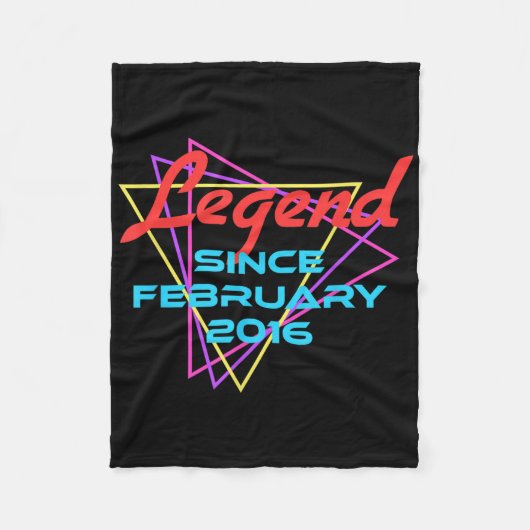2016年2月以来の伝説 フリースブランケット (正面)