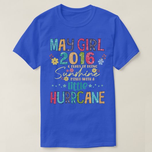 2016年5月素晴らし女子2016年以降6歳 Tシャツ (デザイン正面)