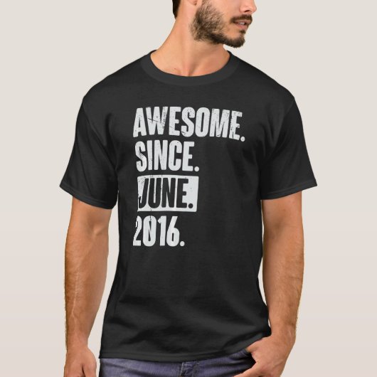 2016年6月以素晴らし降6歳6誕生日 Tシャツ (正面)