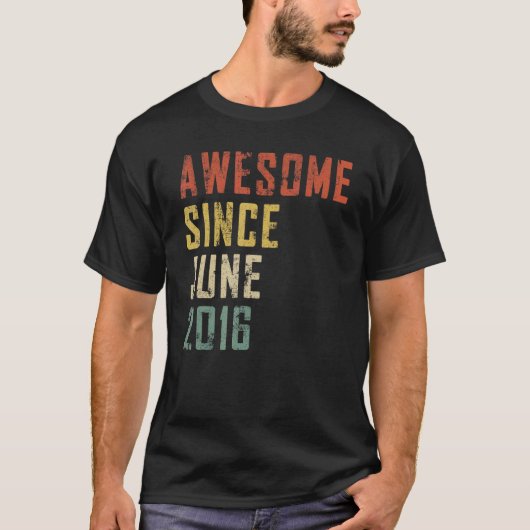 2016年6素晴らし月6誕生以降 Tシャツ (正面)