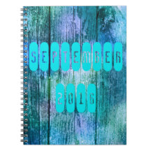 2016年9月パープルターコイズ月ノートブック