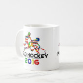 2016年: フィールドホッケー コーヒーマグカップ (正面左)