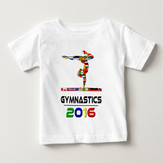 2016年: 体操 ベビーTシャツ (正面)