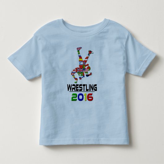 2016年: 苦闘すること トドラーTシャツ (正面)