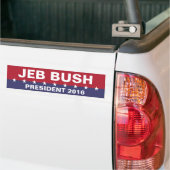 2016年JEB BUSH大統領 バンパーステッカー (トラック上)
