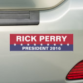 2016年RICK PERRY バンパーステッカー (車上)