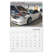 2016月カレンダーのモンテ カレンダー (1月 2027)