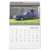 2016月カレンダーのモンテ カレンダー (2月 2026)