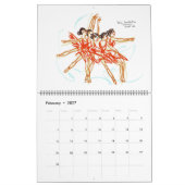 2016毎日の落書きのカレンダー カレンダー (2月 2027)