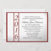 2016祝年赤写真 招待状 (裏面)