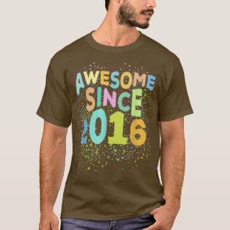 2016素晴らし年レトロ6おもしろい歳6Bir以来 Tシャツ