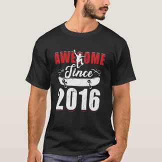 2016素晴らし年以来Tee 8 Skateboard Its My 8 Bir Tシャツ