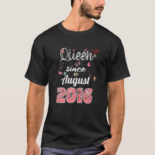 2016素晴らし年威厳がある花以来2016威厳がある年 Tシャツ (正面)