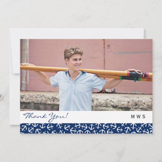 2016航海の年いかり卒業クラスありがとう サンキューカード (正面)