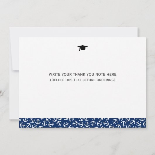 2016航海の年いかり卒業クラスありがとう サンキューカード (裏面)