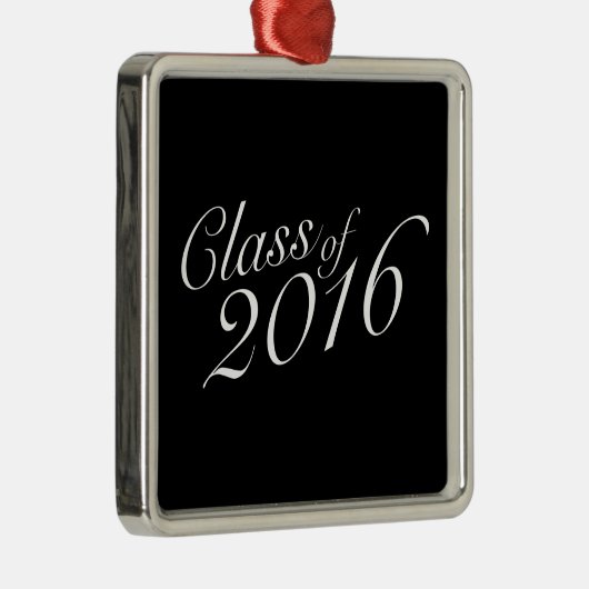 2016高等学校の卒業生のクラス メタルオーナメント (右)