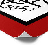 20167年クラス卒業オートグラフキープサキーパーレッド ポスター (角)