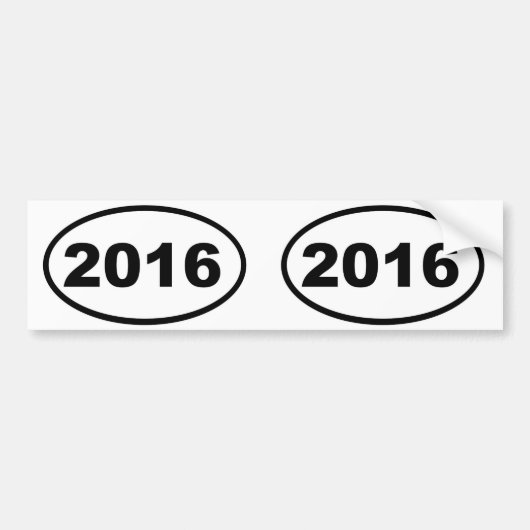 2016 バンパーステッカー (正面)