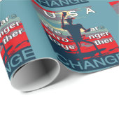 「2016、ヒラリーに、もう１度」 ラッピングペーパー (ロールコーナー)