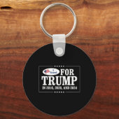 2016 2020と2024でトランプに投票 キーホルダー (正面)