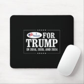 2016 2020と2024でトランプに投票 マウスパッド (マウス)