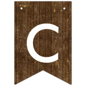 2016 6つの写真の素朴な木製の白い文字のクラス バンティングフラッグ (第2の旗)