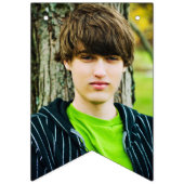 2016 6つの写真の素朴な木製の白い文字のクラス バンティングフラッグ (第1の旗)