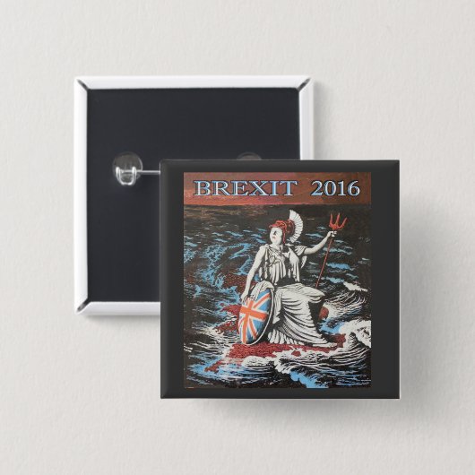 2016 BREXIT 缶バッジ (正面&裏面)