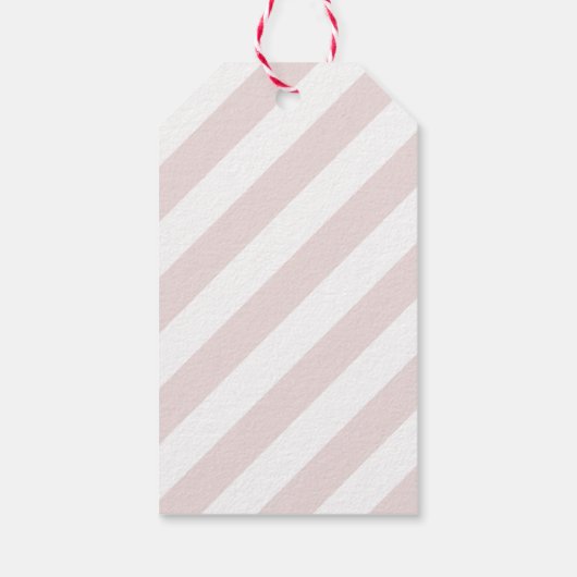 2016 HOLIDAY応援手文字スクリプト金ゴールドピンク ギフトタグ (裏面)