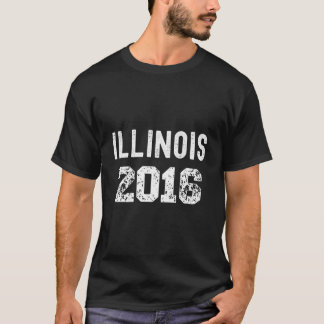 2016 Illinois Year State Tourist Memories Tシャツ
