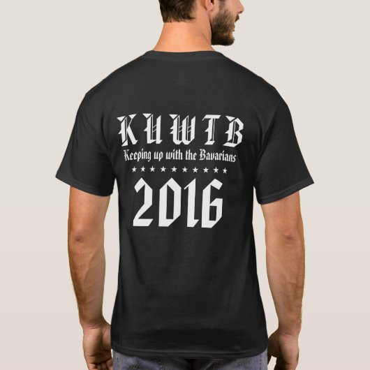 2016 KUWTBのTシャツ Tシャツ (裏面)