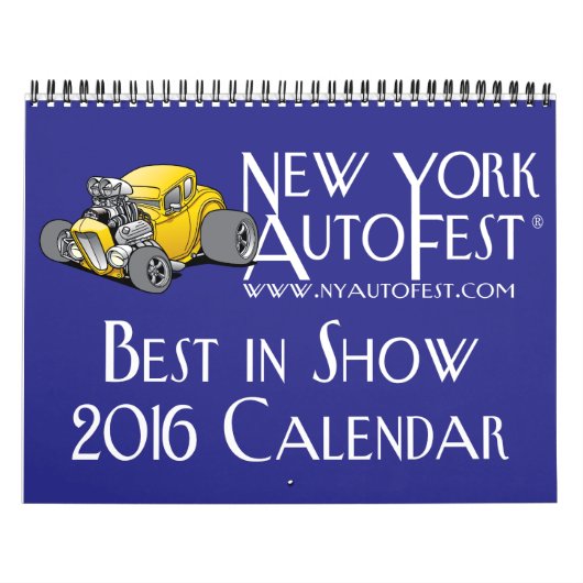 2016 New York AutoFestカレンダー カレンダー (カバー)