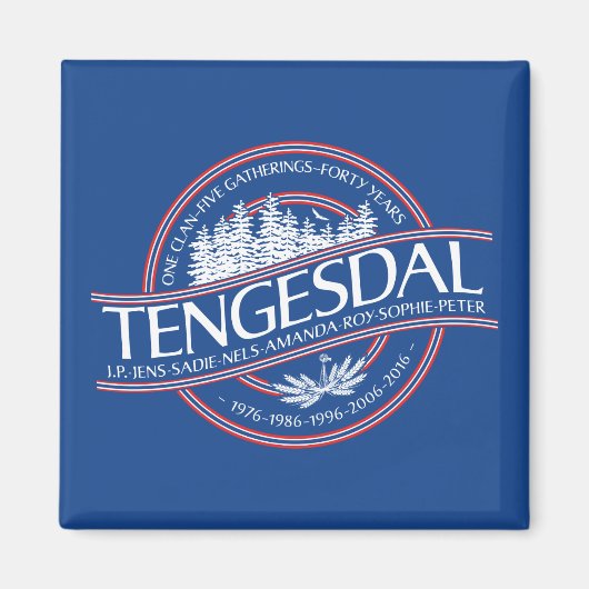 2016 Tengesdal Reunion Magnet マグネット (正面)