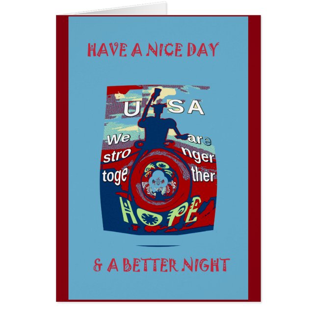 2016 USA一緒に強いヒラリー素敵な日を持っている (正面)