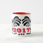 2017おもしろい年中国の初のMug 2 マグカップ (中央)