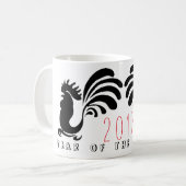 2017おもしろい年中国の初のRooters Mug コーヒーマグカップ (正面左)