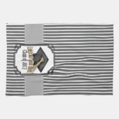 2017のクラスはよい時の卒業のギフトを祝います キッチンタオル (横)