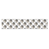 2017のクラスはよい時の卒業のギフトを祝います ショートテーブルランナー (横)