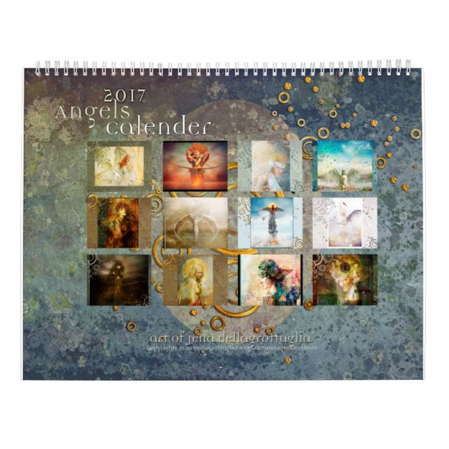 2017の天使のカレンダー カレンダー (裏面)