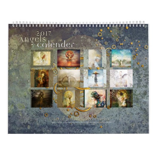 2017の天使のカレンダー カレンダー (裏面)