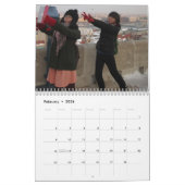 2017の旅行ノートのカレンダー カレンダー (2月 2026)