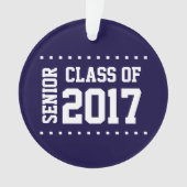2017オーナメントの新しくカスタマイズ可能なクラス オーナメント (正面)