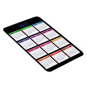 2017カラーカレンダーのカスタマイズ可能(大) マグネット (右側)