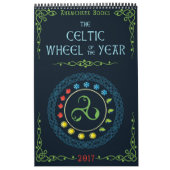 2017カレンダーのケルト族の車輪 カレンダー (カバー)