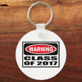 2017キ警告ーチェーンのクラス キーホルダー (正面)