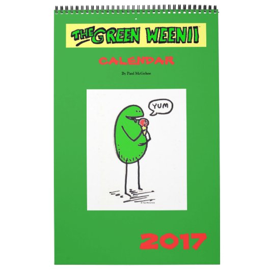 2017グリーンウェアニカレンダー カレンダー (カバー)