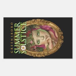 2017グリーンズボロ夏至フェスティバル土産 長方形シール