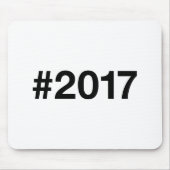 2017ハッシュタグ8誕生日記念日 マウスパッド (正面)