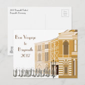 2017バイロイトフェスティバル「Bon Voyage」はがき ポストカード (正面/裏面)